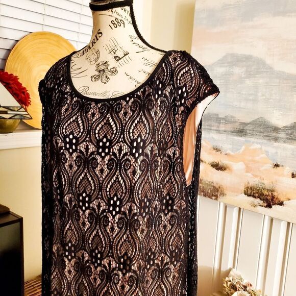 Connected Apparel Sleeveless Overlay Dress - Picture 8 of 15